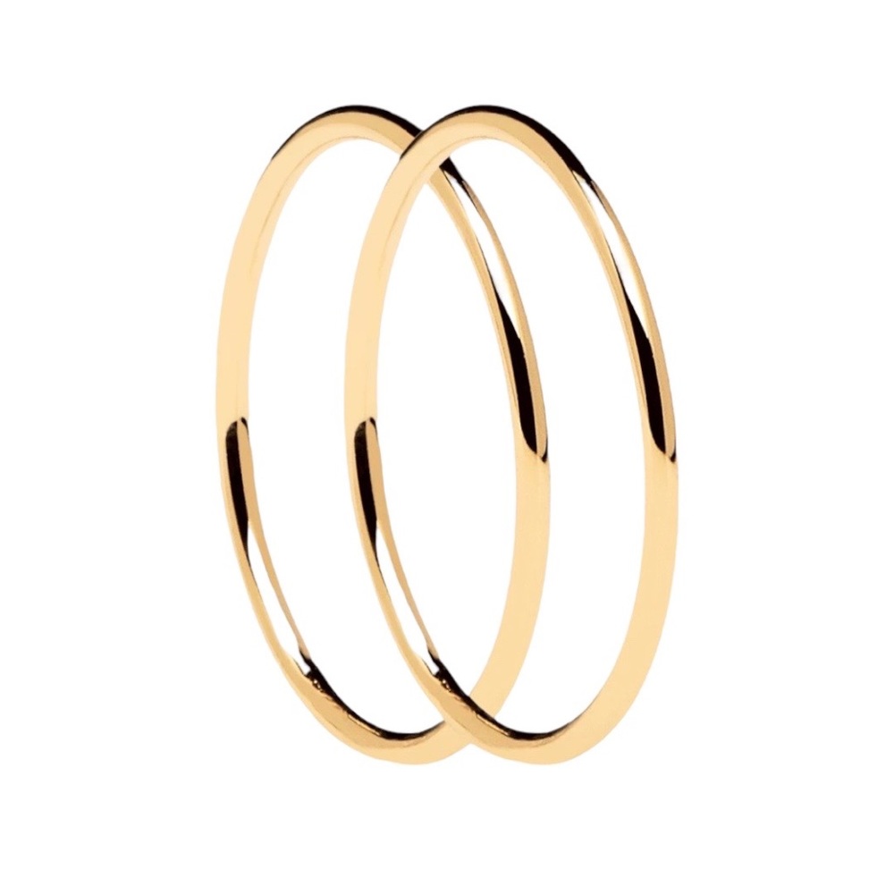 PDPAOLA TWIN GOLD RINGS - BRAND NEW WITH TAGS